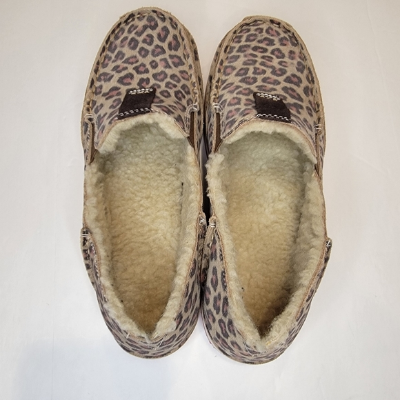 Ariat Cruiser Fleece Animal Print Slip On Size 7 B - Picture 7 of 15